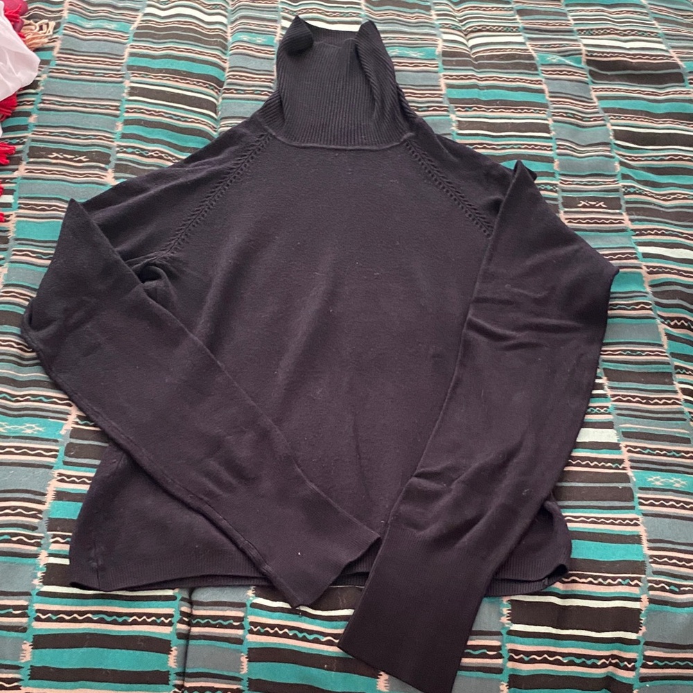 BCBG Black Turtleneck Sweater